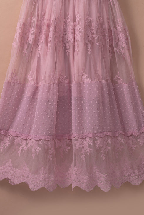 Luminous Dawn Lace Gown
